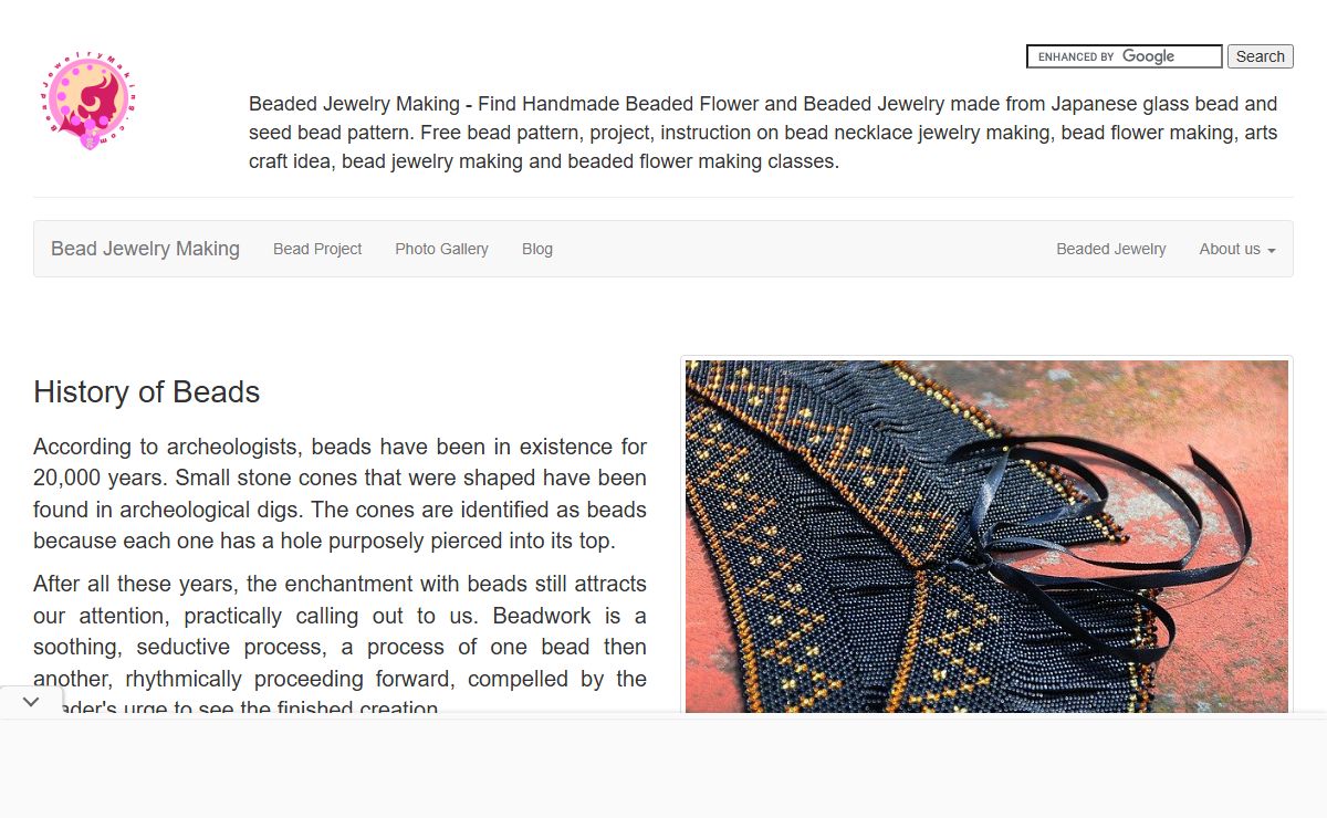 BeadJewelryMaking - Beaded Flower Making