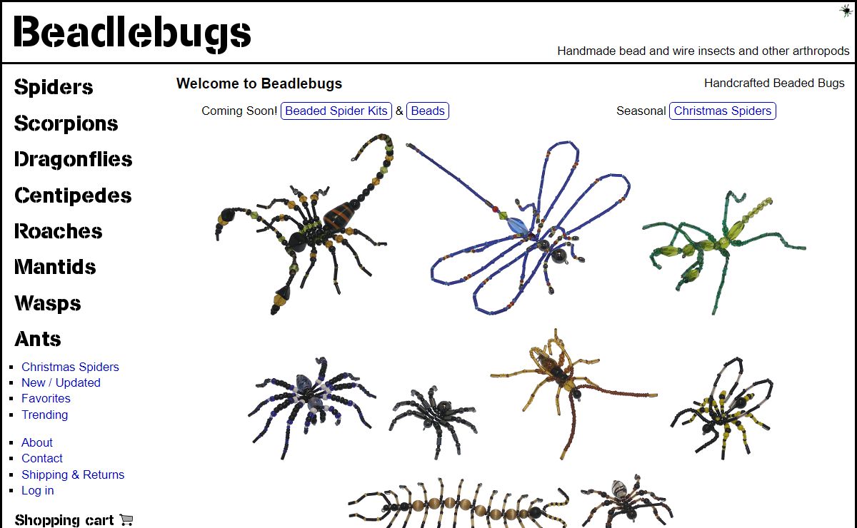 Beadlebugs - Bead and Wire Bugs - Beaded Spiders, Dragonflies, and Other Critters