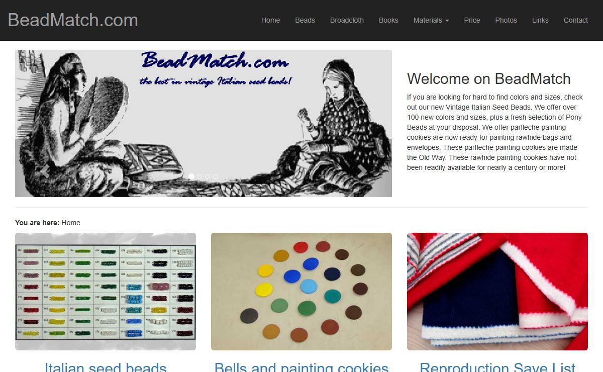 BeadMatch sales best selection of Vintage Italian beads