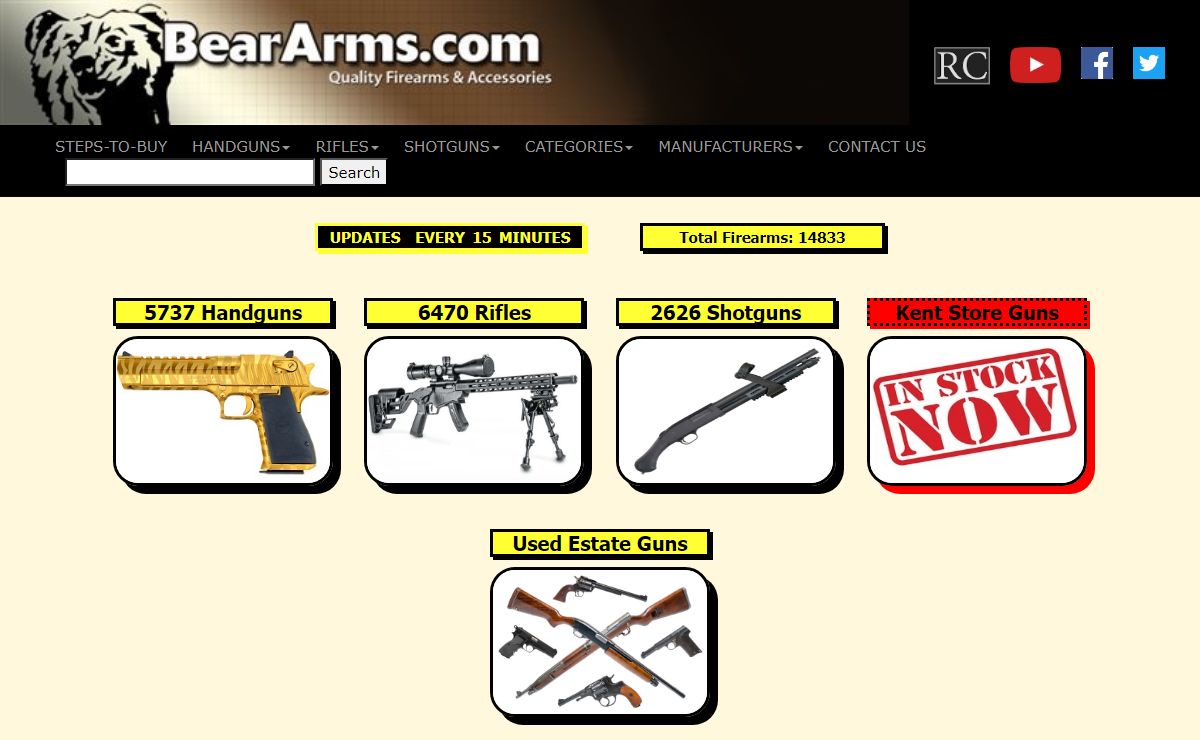 Home Page - Bear Arms