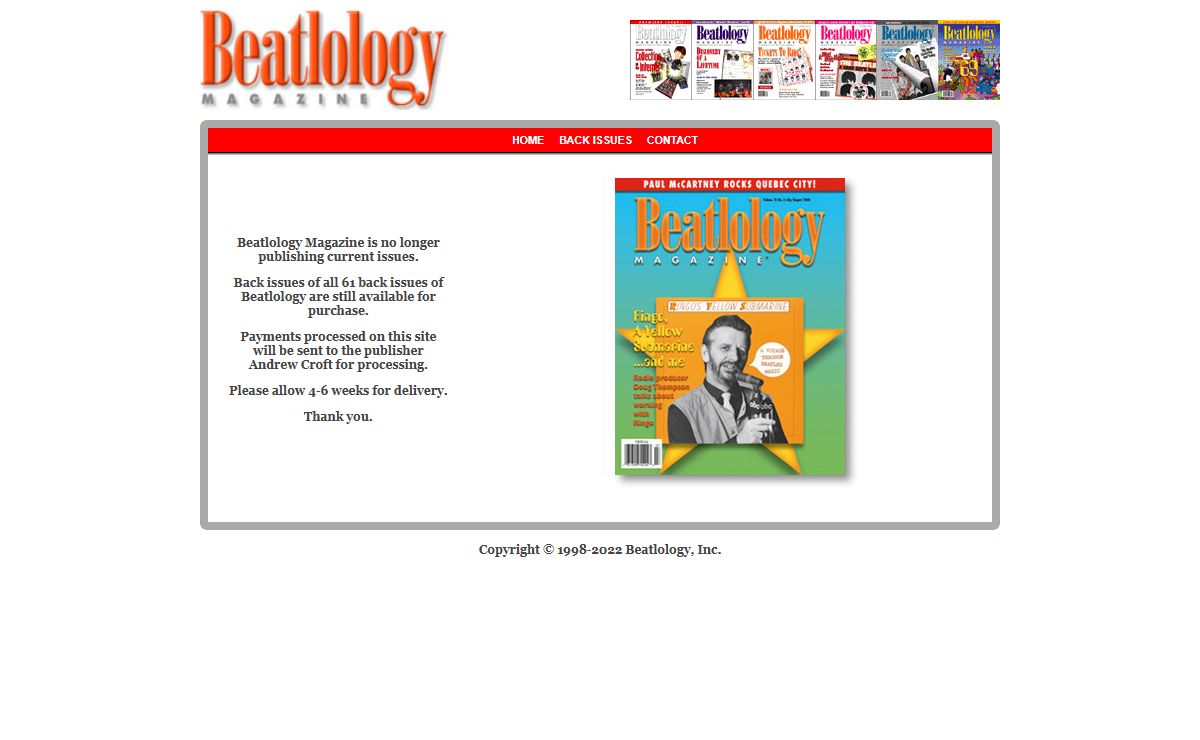 Beatlology Magazine