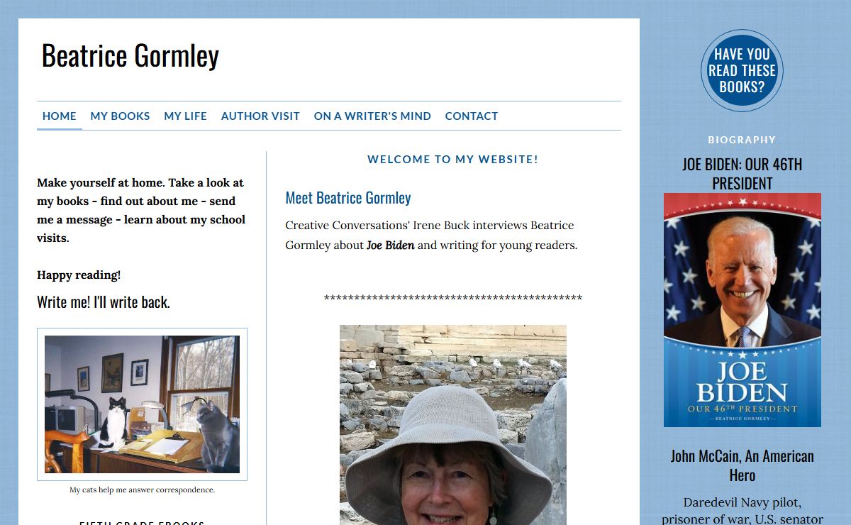 Beatrice Gormley - Welcome to my website!