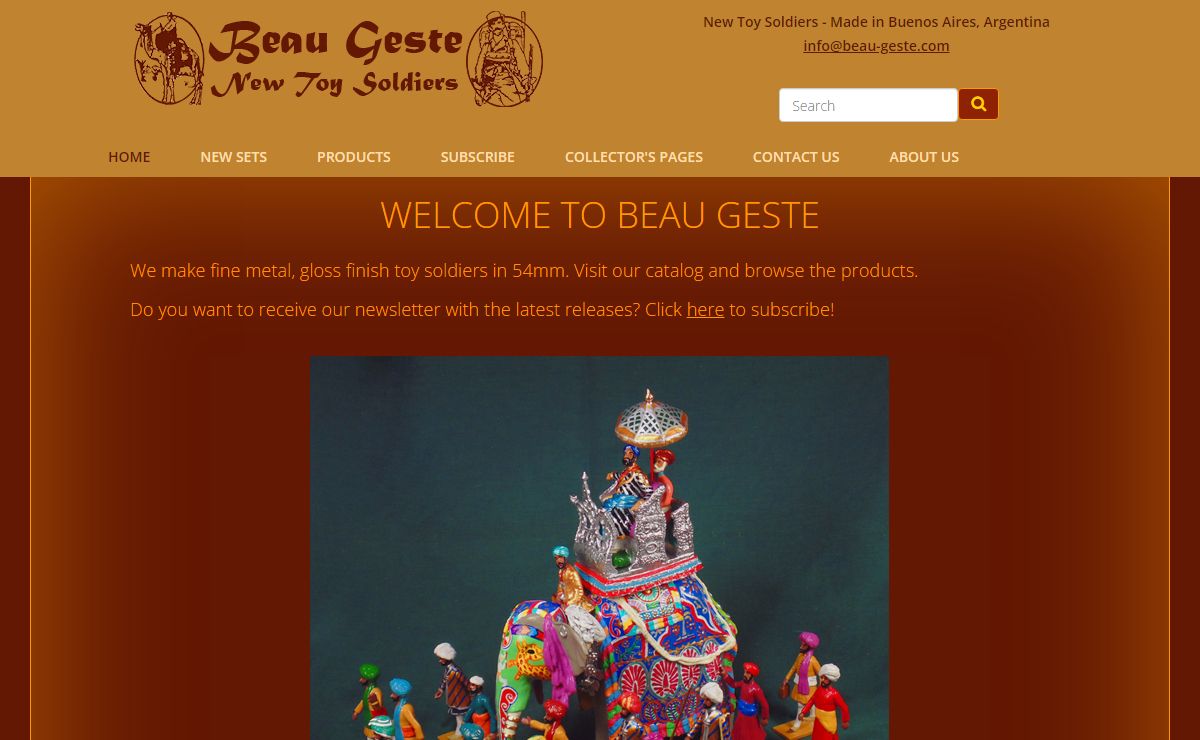 Beau Geste Toy Soldiers - Home