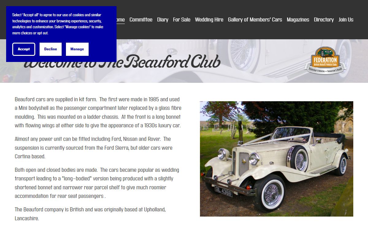 Beauford Cars Owner's Club