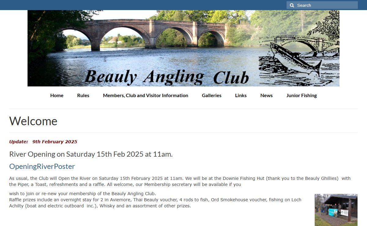 Beauly Angling Club – Fishing on River Beauly and Beauly Firth