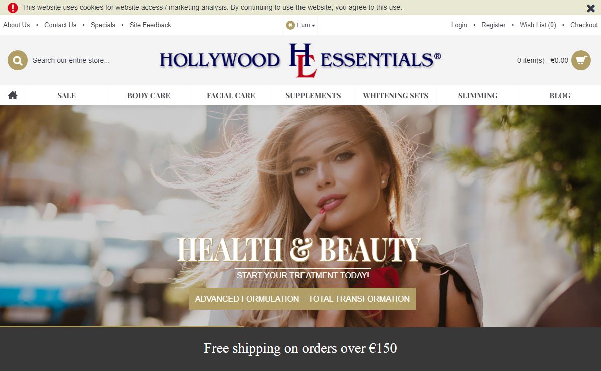 HOLLYWOOD ESSENTIALS®: Glutathione Skin Whitening Pills | Placental Skin Whitening Cream | Skin Bleaching | Skin Whitening Capsules | Skin Whitening Pills | Anti Aging Cream | Anti-Aging Supplement | Skin Whitening Lotion | Skin Whitening Products | Skin Whitening Online Shop (Germany)