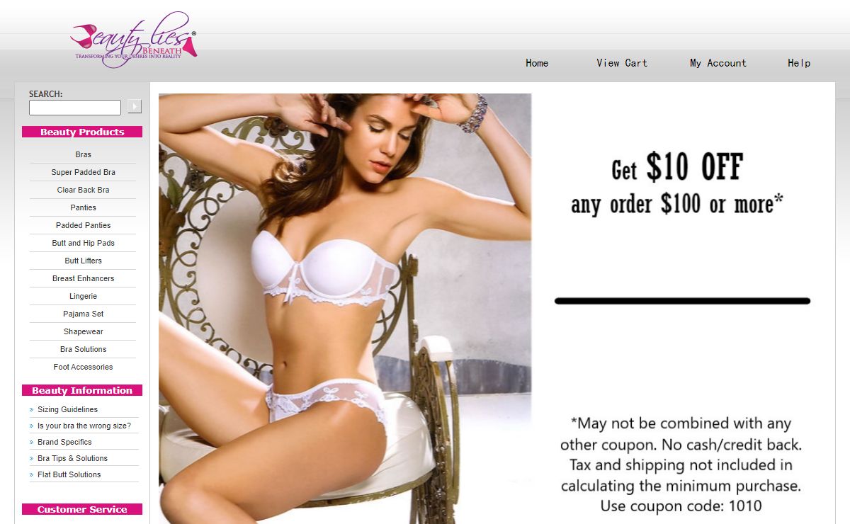 Padded Bras, Padded Panties, Butt Lifters, Butt Pads, Breast Enhancers, Clear Back Bras.