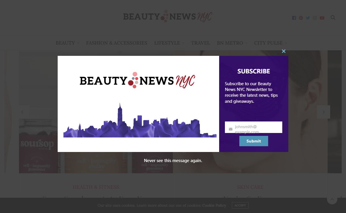 Beauty News NYC - The First Online Beauty Magazine - Home