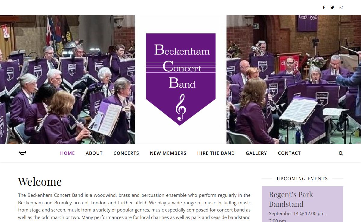 Beckenham Concert Band – A Community Wind band in Beckenham
