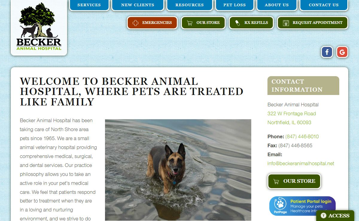 Becker Animal Hospital | Northfield, IL | Veterinarians | Becker Animal Hospital, Northfield IL