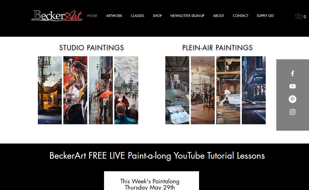 Art Painting Instruction | David R Becker BeckerArt | United States