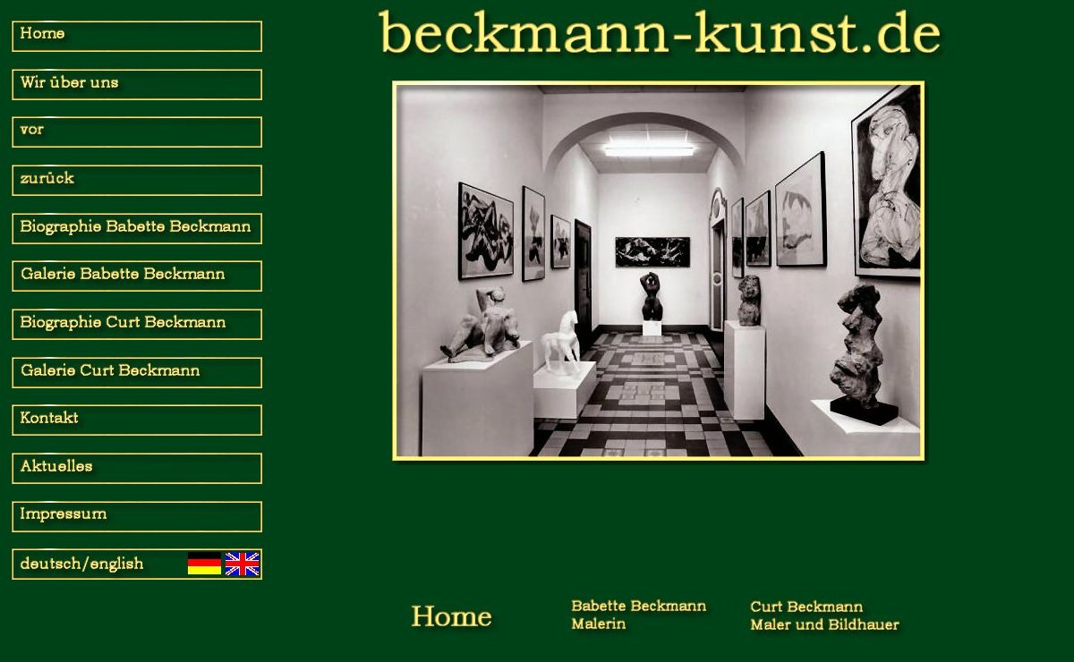 Homepage beckmann-kunst.de