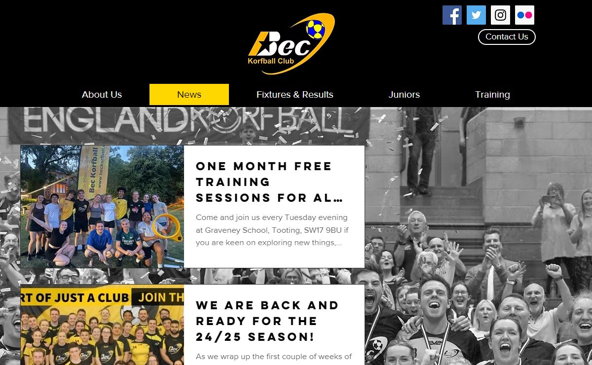 Bec Korfball Club | Growing korfball in South London