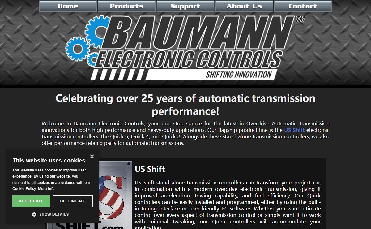 Baumann Electronic Controls Home