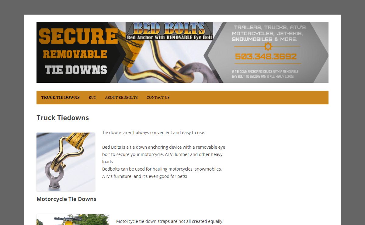 Truck Tie Downs | BedBolts