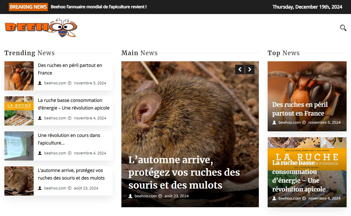 Beehoo – Beehoo l'annuaire mondial de l'apiculture revient !