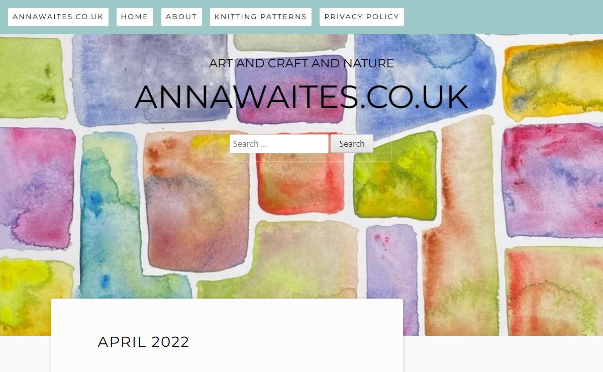 annawaites.co.uk – art and craft and nature