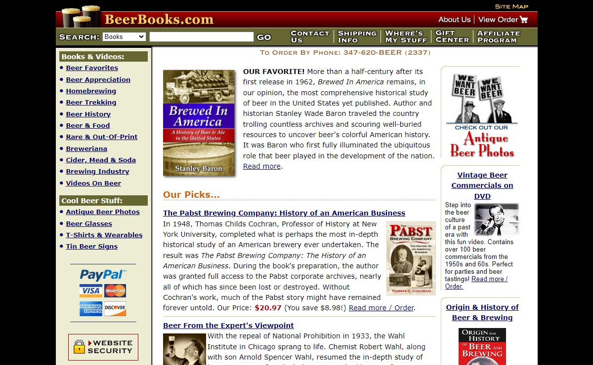 BeerBooks.com - Find books on beer!