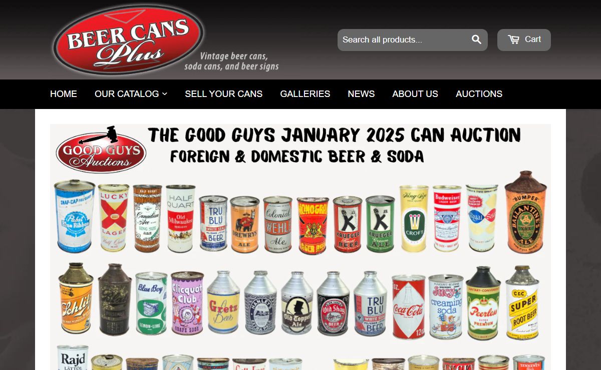 Buying old beer cans,soda cans, 574-532-1381 and vintage beer signs! – Beer Cans Plus