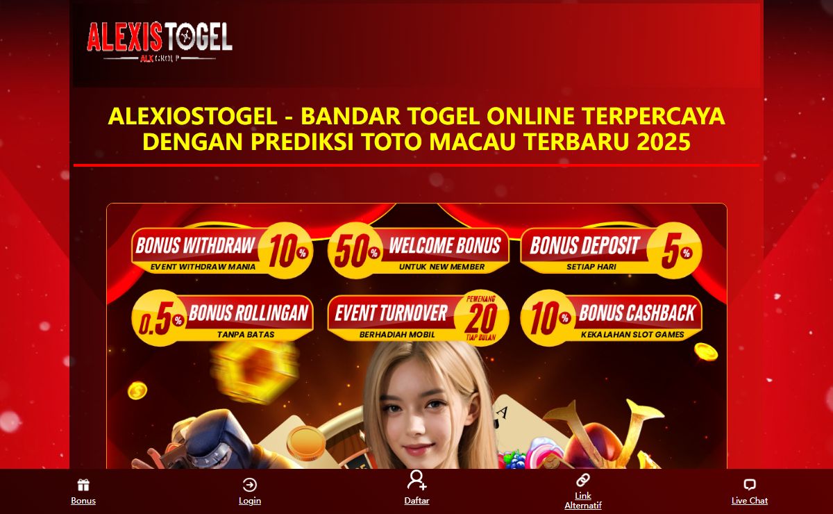 ALEXIOSTOGEL - Bandar Togel Online Terpercaya Dengan Prediksi Toto Macau Terbaru 2025