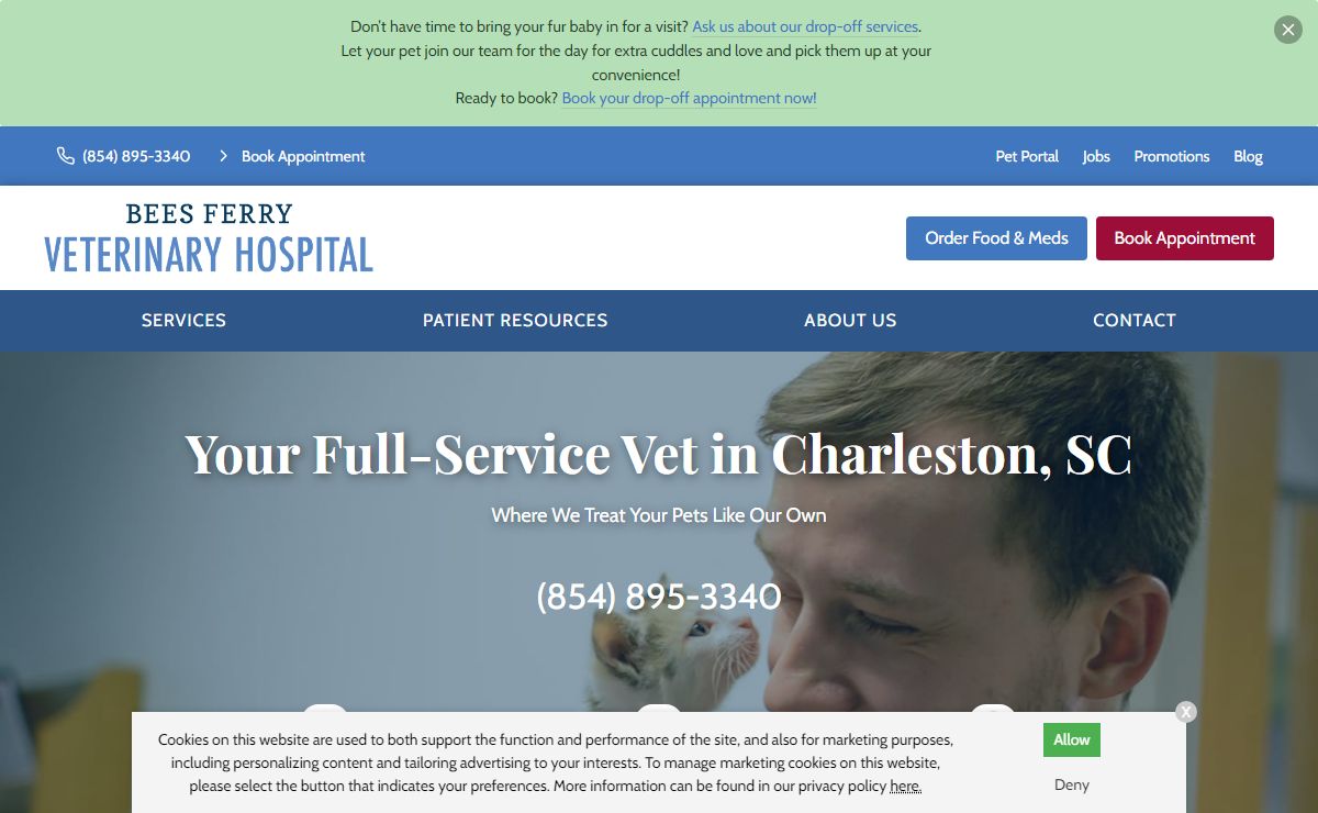 Veterinarian in Charleston, SC | Bees Ferry Veterinary Hospital