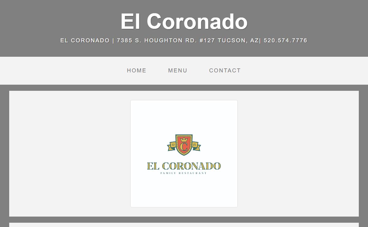 El Coronado | Family Restaurant
