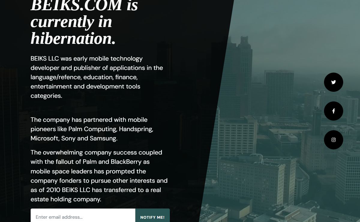 BEIKS LLC website