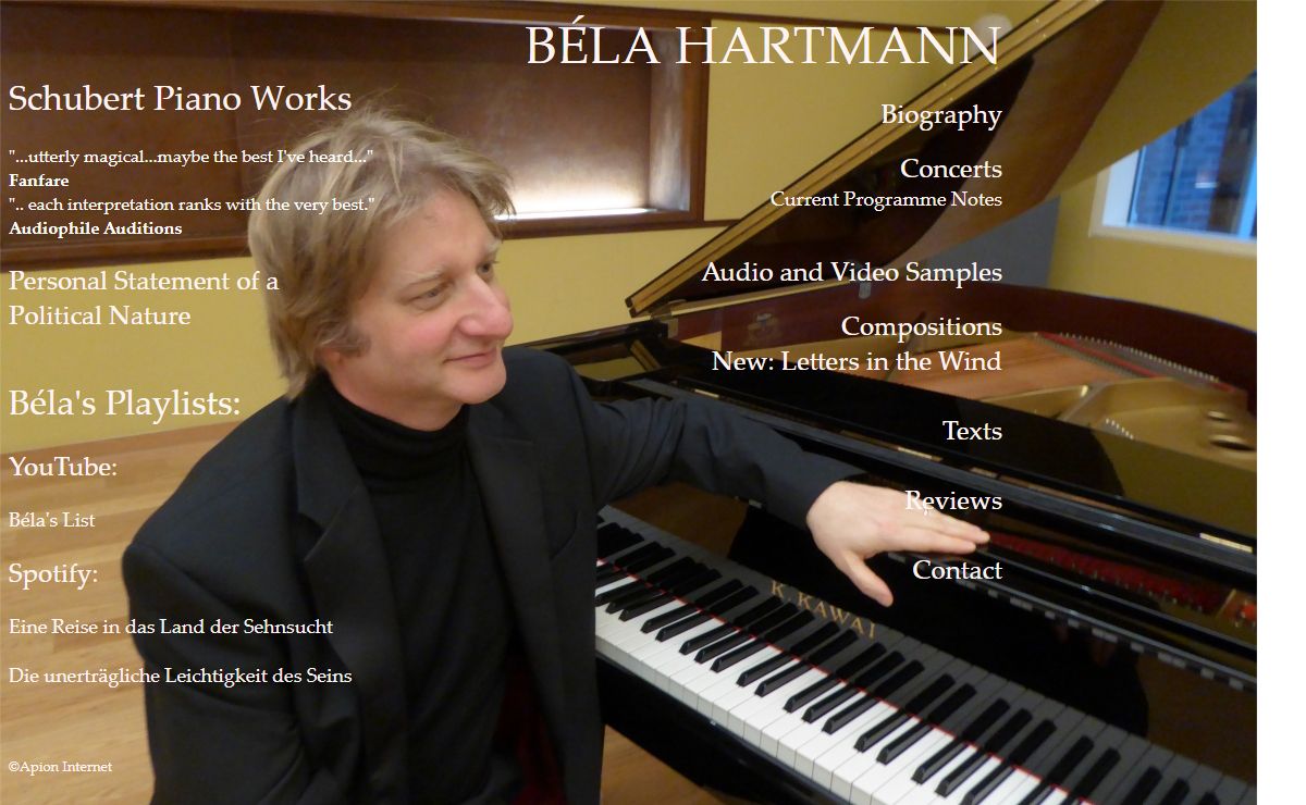Bela Hartmann - Pianist