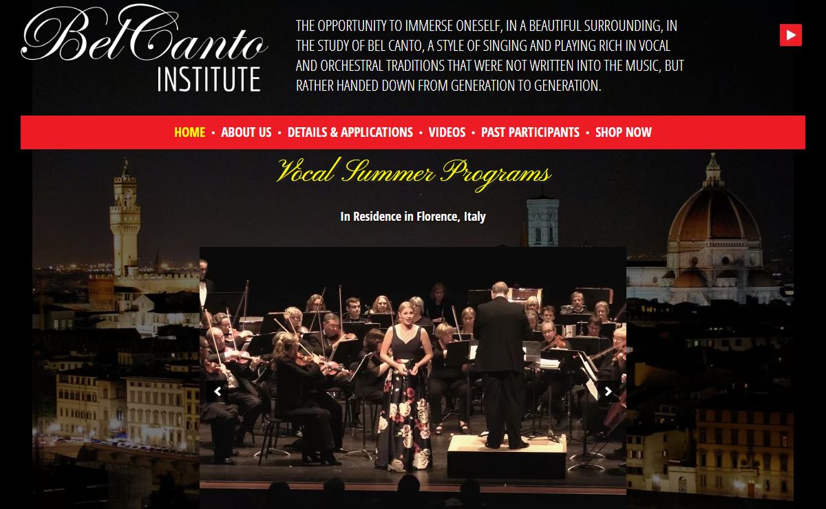 Welcome to Bel Canto Institute – Summer Vocal Programs for Youth and Adults