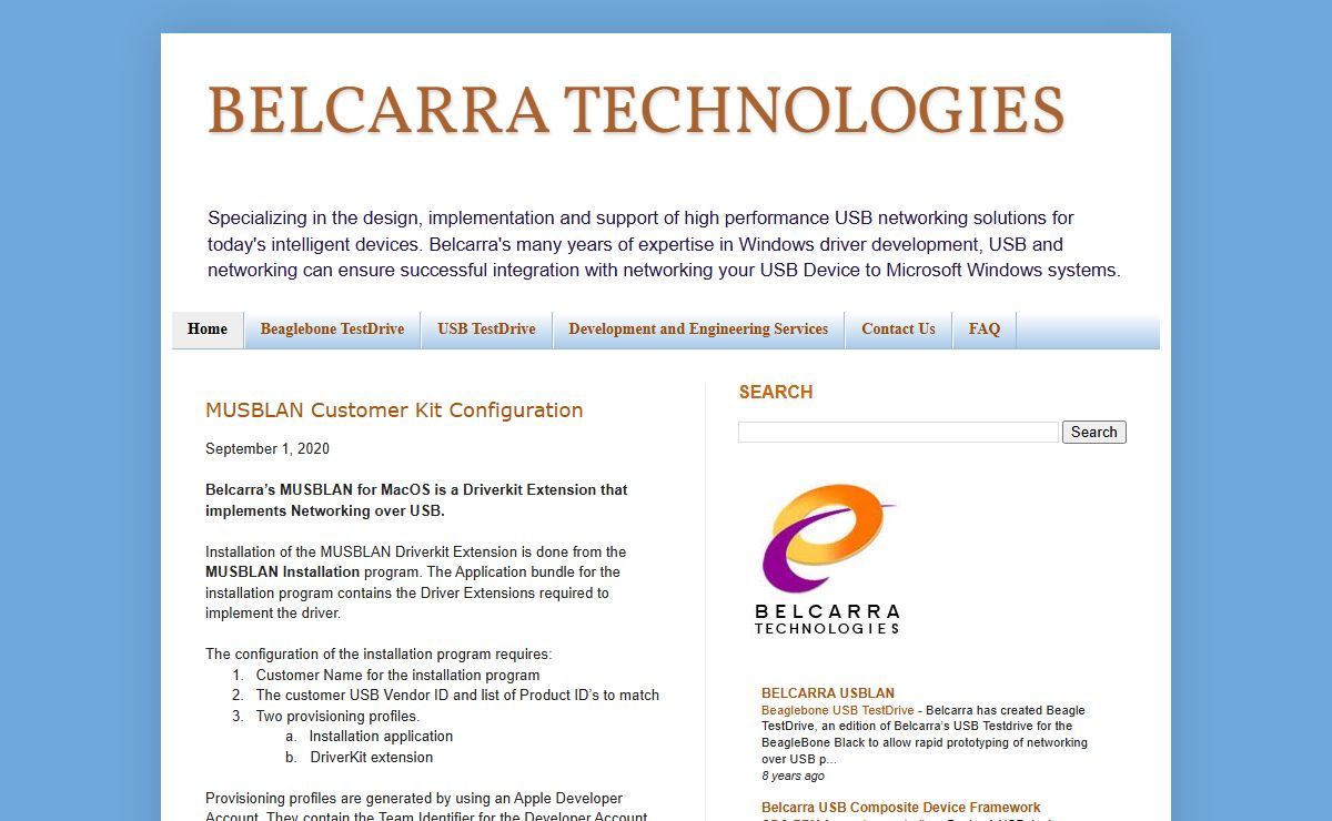 BELCARRA TECHNOLOGIES