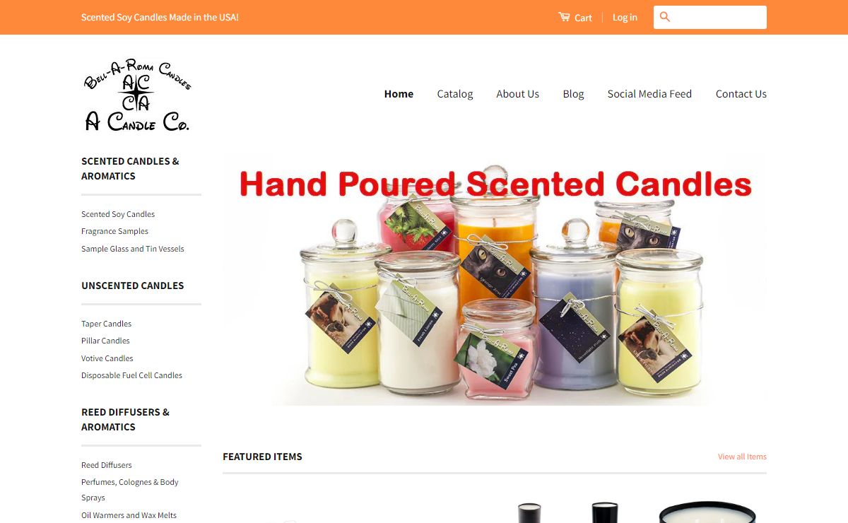 Scented Soy Candles by Bell-A-Roma – A Candle Co