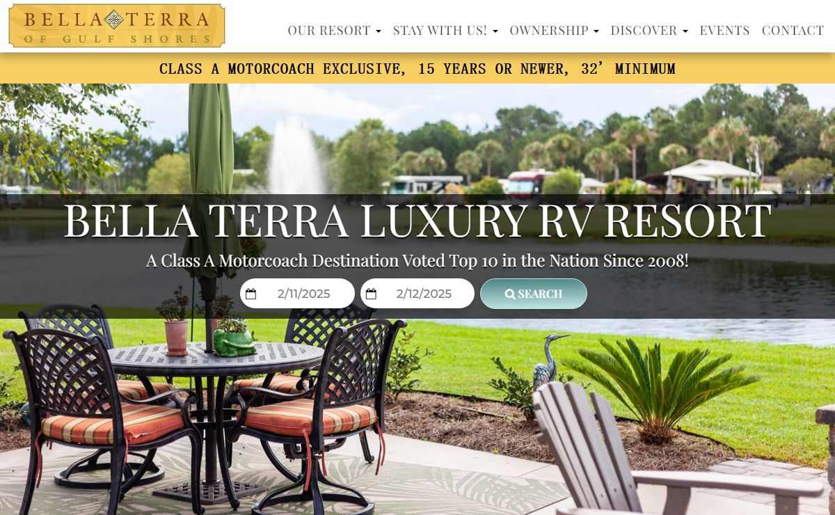 Make your reservation | Bella Terra RV Resort