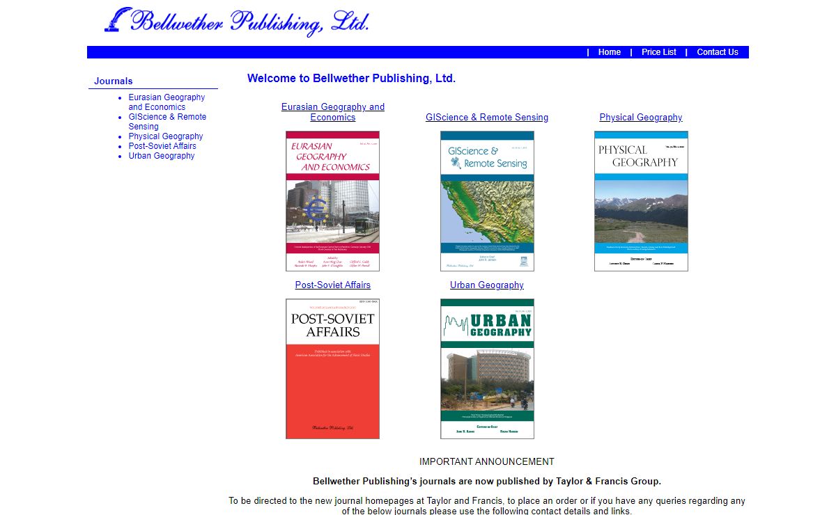 Bellwether Publishing, Ltd.