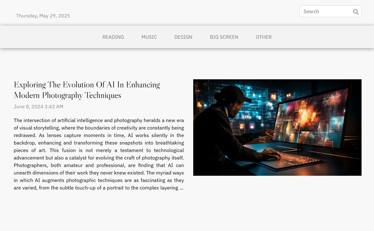 Impact of Digital Technology on Art