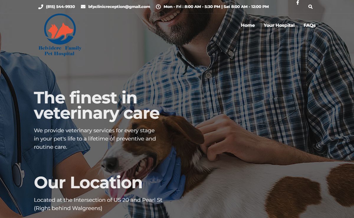 Belvidere Family Pet Hospital – We treat your pet like our family