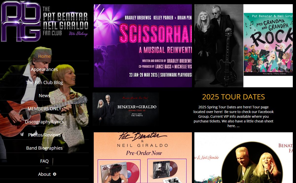 The Pat Benatar and Neil Giraldo Fan Club