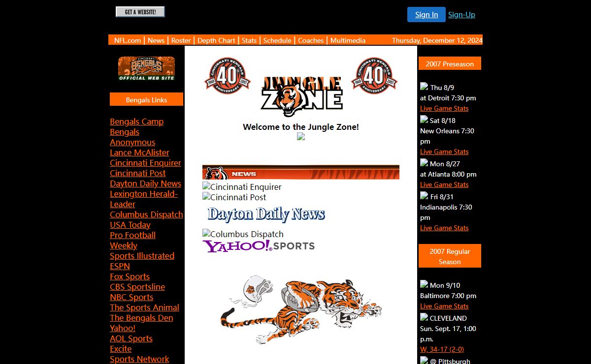 Cincinnati Bengals Fan Space - Jungle Zone