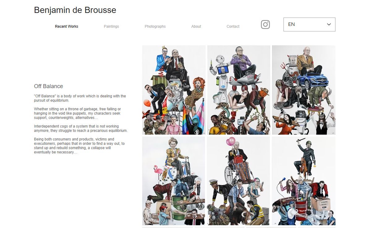 Contemporary Paintings | Benjamin de Brousse