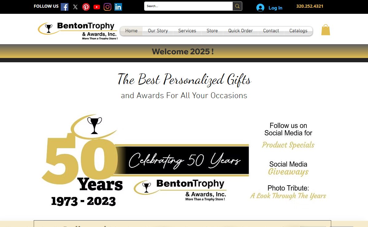 Benton Trophy & Awards - Trophies, Plaques, Awards, Gifts | Sauk Rapids, Central MN