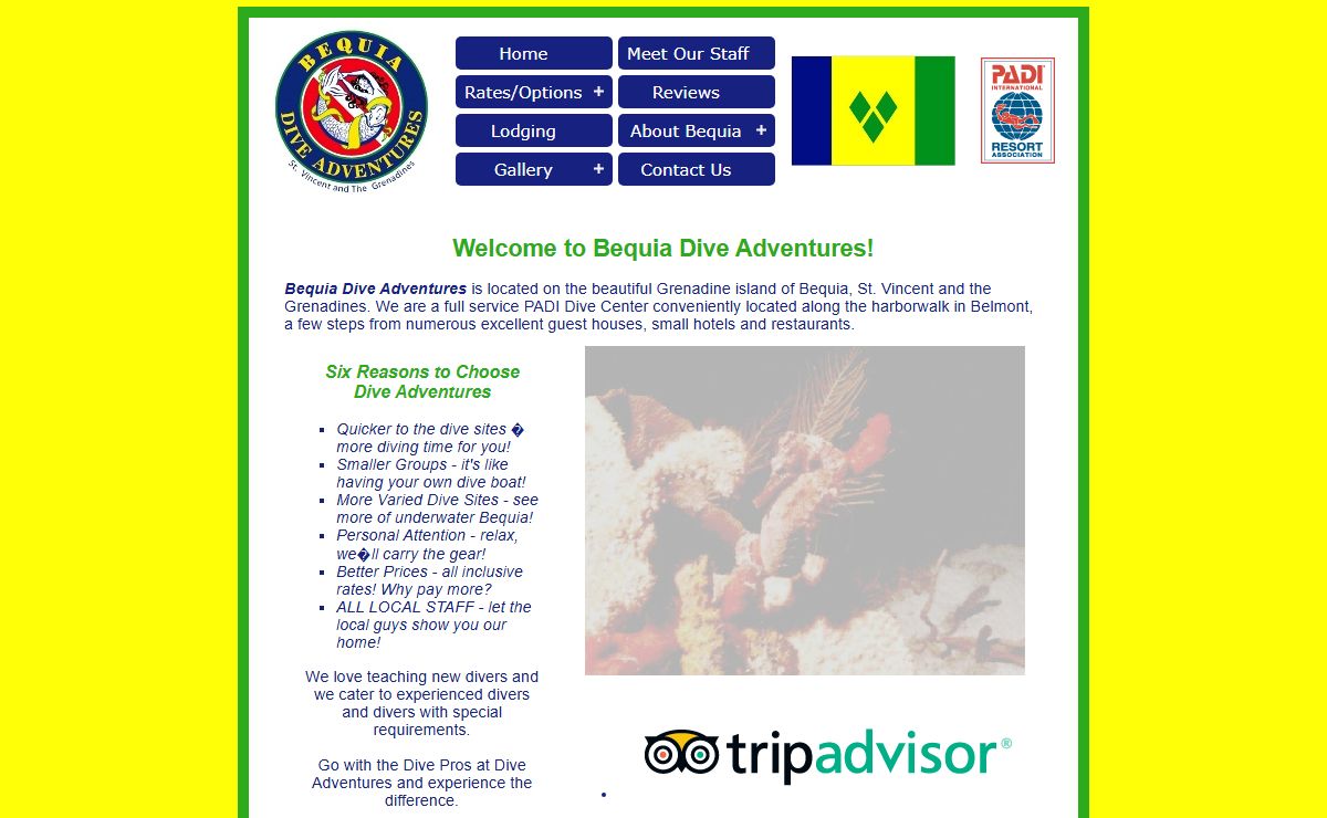 Bequia Dive Adventures: Scuba Diving on Bequia