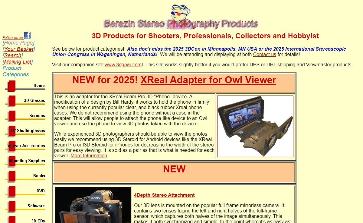 Berezin Stereo Home Page