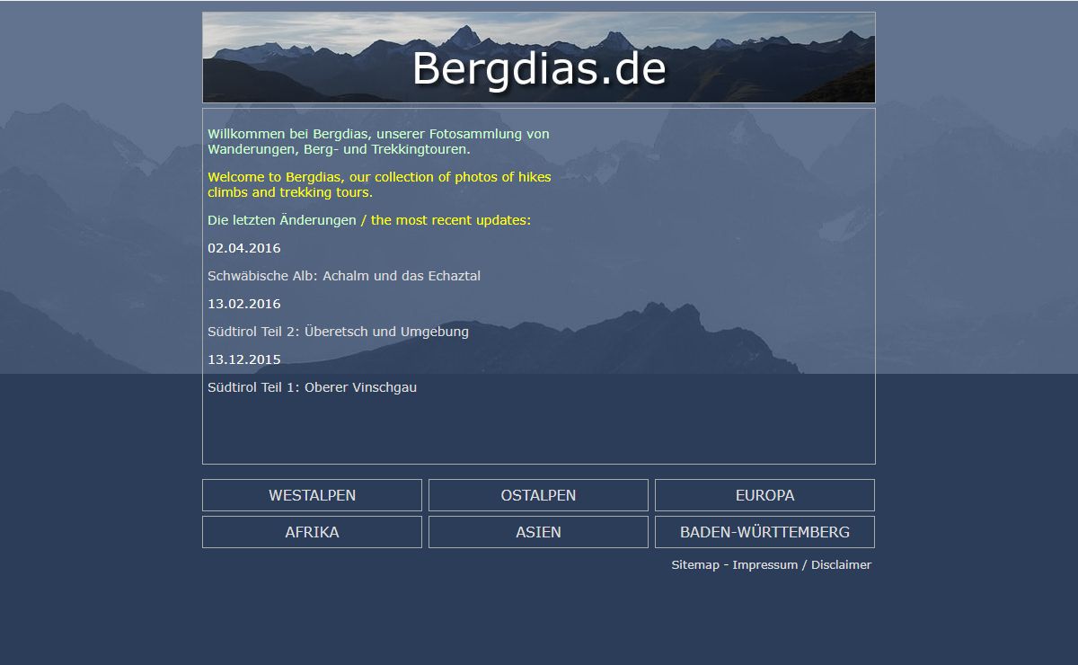 Bergdias.de - Start