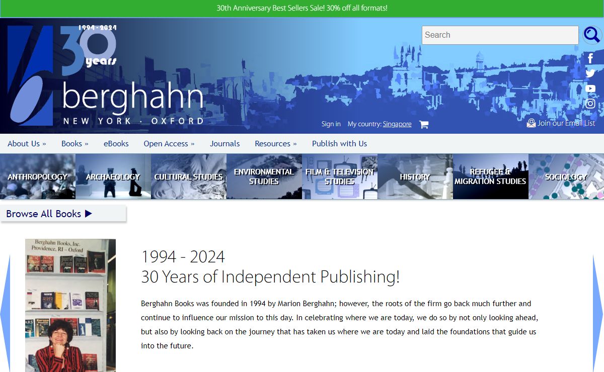 BERGHAHN BOOKS : Oxford, New York : Independent Publishing Since 1994