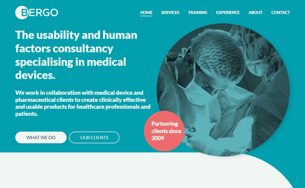 BERGO - Usability consultancy specialising in medical devices