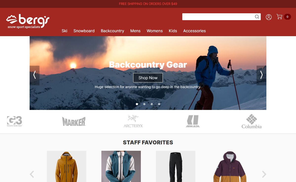 Berg's Ski Shop
