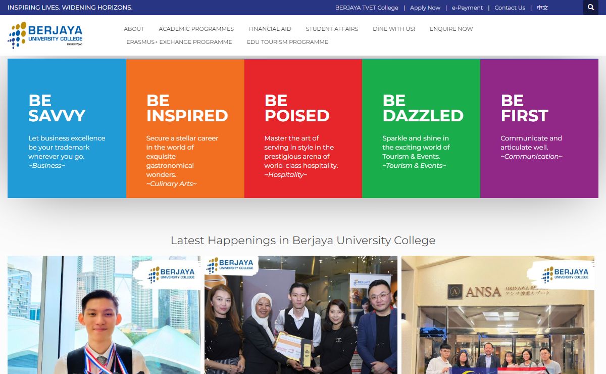 Home - BERJAYA University College