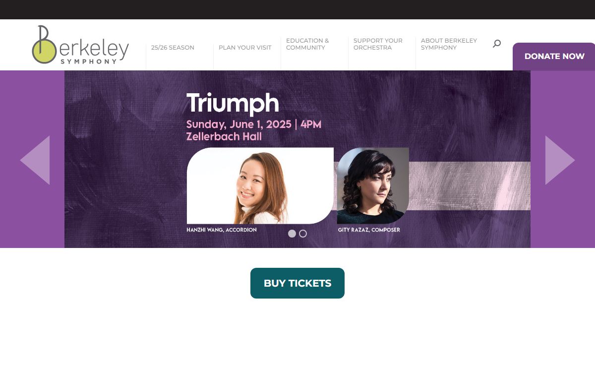 Home - Berkeley Symphony Bay Area Classical Music | Berkeley Symphony
