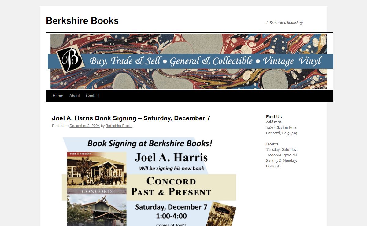 Berkshire Books | A Browser's Bookshop