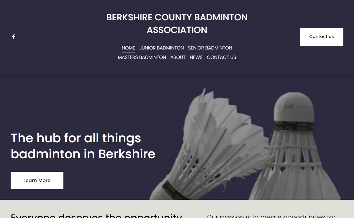 BERKSHIRE COUNTY BADMINTON ASSOCIATION