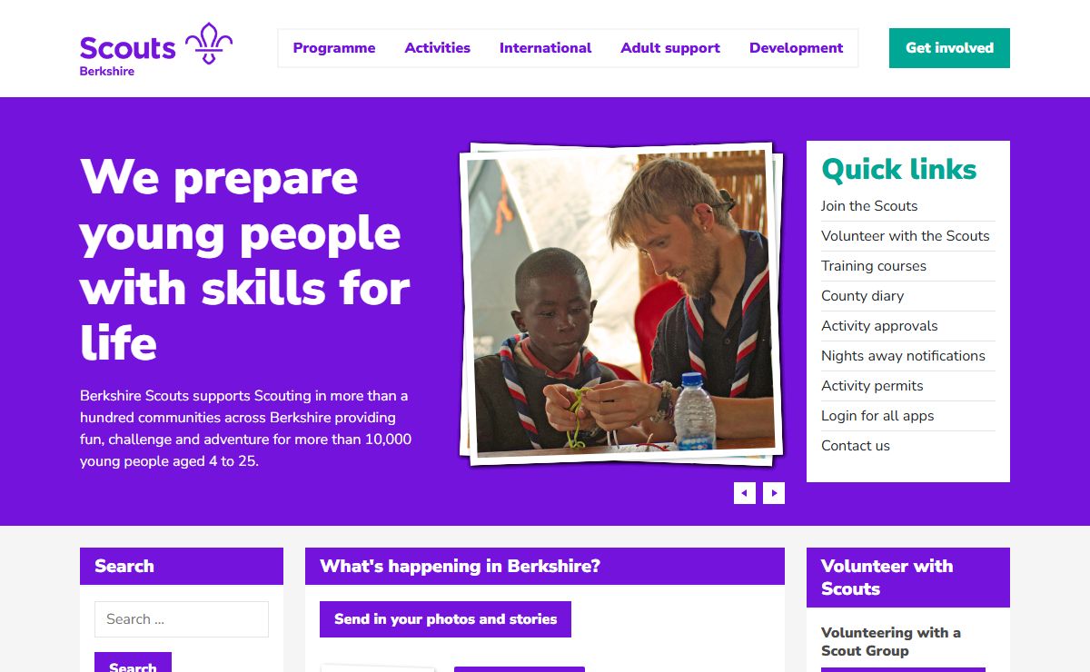Berkshire Scouts – We prepare young people with skills for life